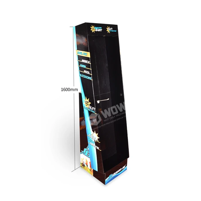 Corrugated Cardboard Hook Display Expositor Stand For Toy